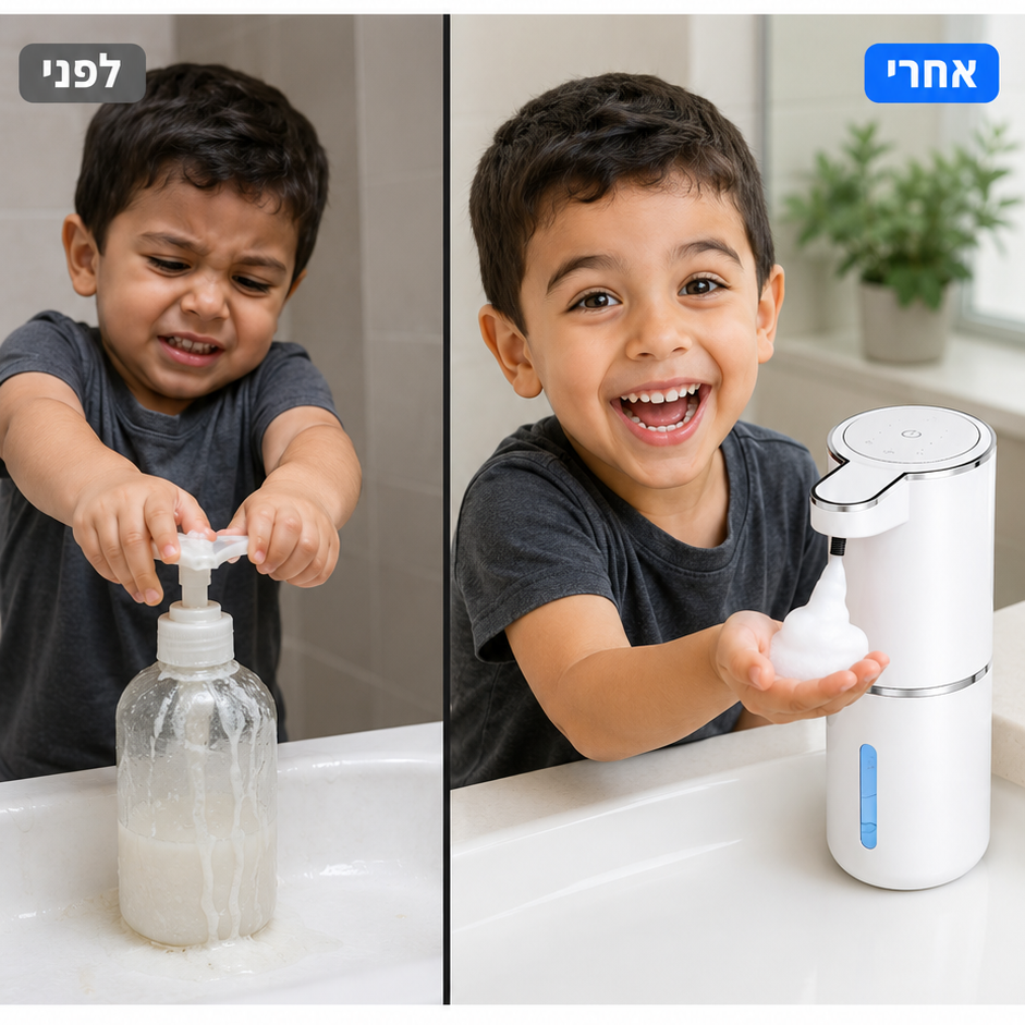 הדיספנסר החכם ששומר על הבית סטרילי